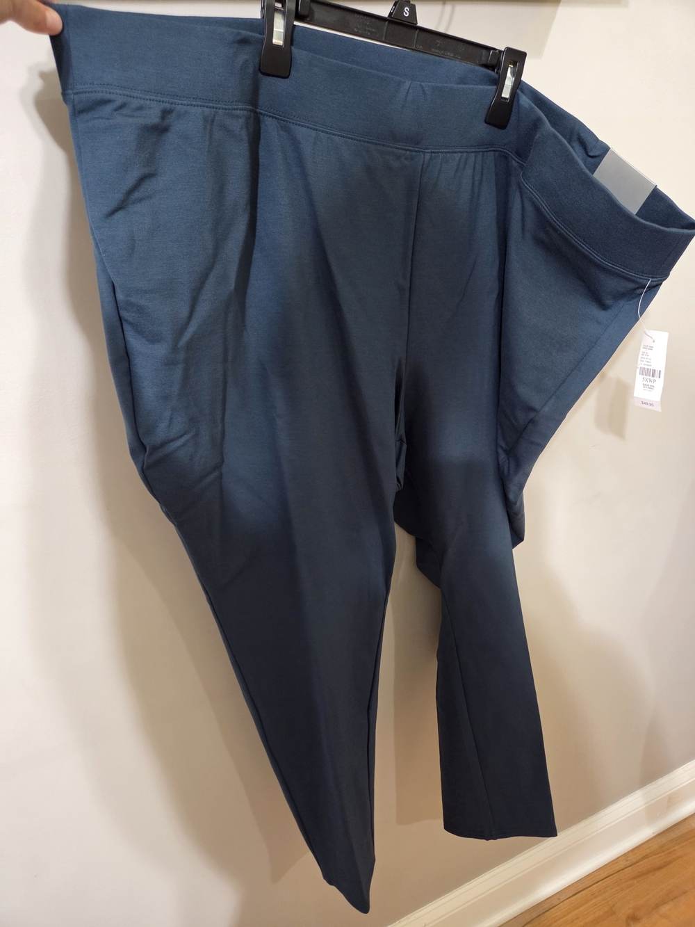 Catherines Teal High-Rise Ponte Knit Leggings